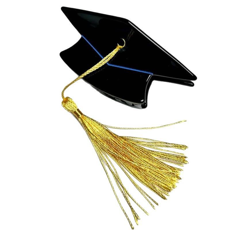 

1/3/5Pcs Decorative Headwear Graduation Hair Claw Hair Accessories Portable Doctoral Cap Hair Clip Graduation Hat Pins 1PCS