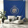 Al-Nassr FC Wandteppich Ästhetischer Wandbehang Bedruckter Stoffdecke Dekorative Wandteppiche für Schlafzimmer Wohnzimmer Heimdekoration