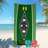 Personalisierbare Strandtücher mit Designs im Thema Borussia Mönchengladbach. Geeignet für den Strand, Yoga, Sport;ideal als Strandzubehör