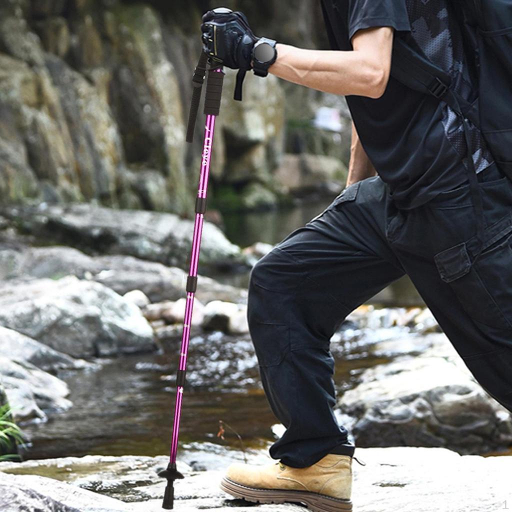 Hiking Poles Adjustable Portable Walking Cane for Backpacking