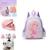 Stylish And Spacious Kids Cartoon Backpack For School With Durable Nylon Material