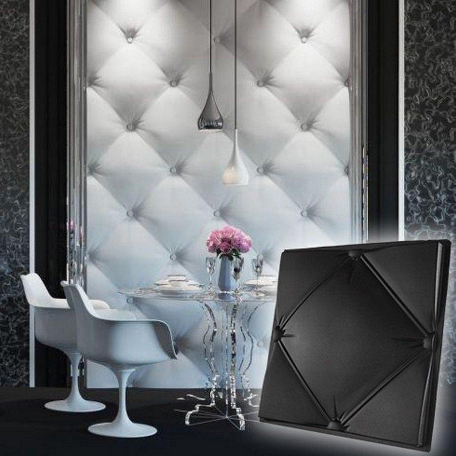 Plastic mold for the manufacture of 3d panel "Marshmalloy"(3D mold for decorative wall panels for gypsum and concrete) Wall decor.