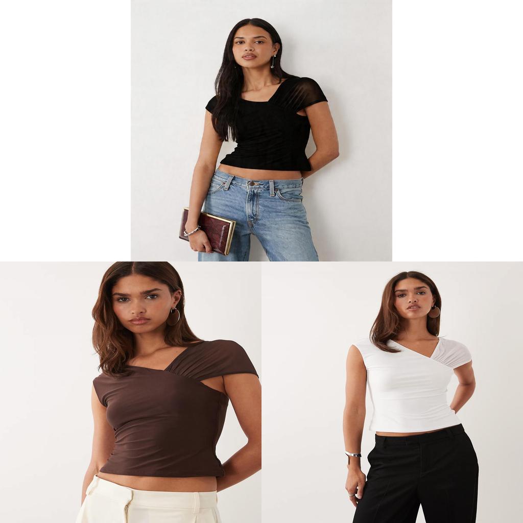 Asymmetric Mesh Tshirt For Women With Spliced Design Summer Beachwear For Teens