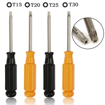 T15 T20 T25 T30 Torx-Head Tamper Proof Security Screw Bolt Hole Screwdriver