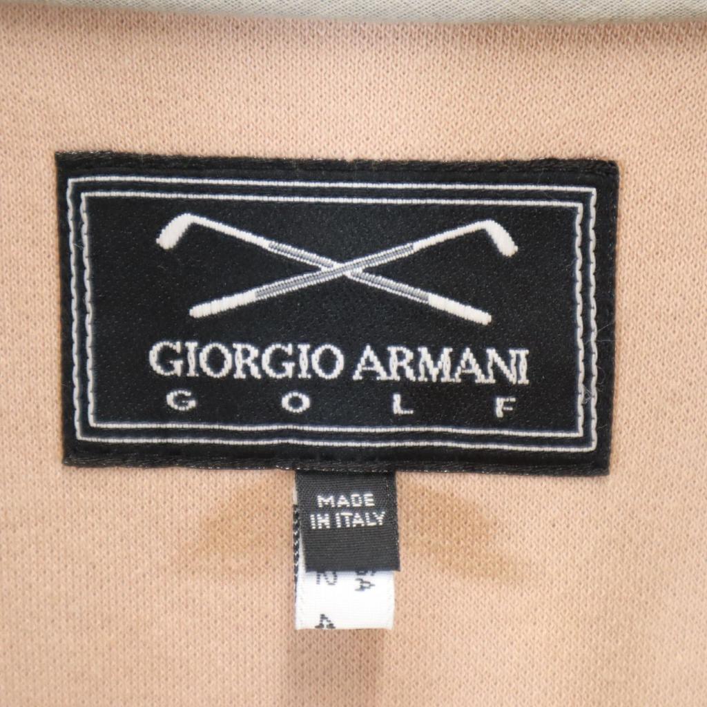 GIORGIO ARMANI 90s Old golf Long sleeve Jacket I48 Black series Men's Used