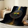 Fenerbahe Sk Print Flannel Blanket, High Quality Comfortable for All Seasons, Home Decor, Warmth and Comfort, Perfect for Christmas Gifts
