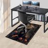 1PC Black cat Flannel Blanket Carpet Ultra Soft, Thick & Absorbent, Non Slip Machine Washable Mat for Entryway