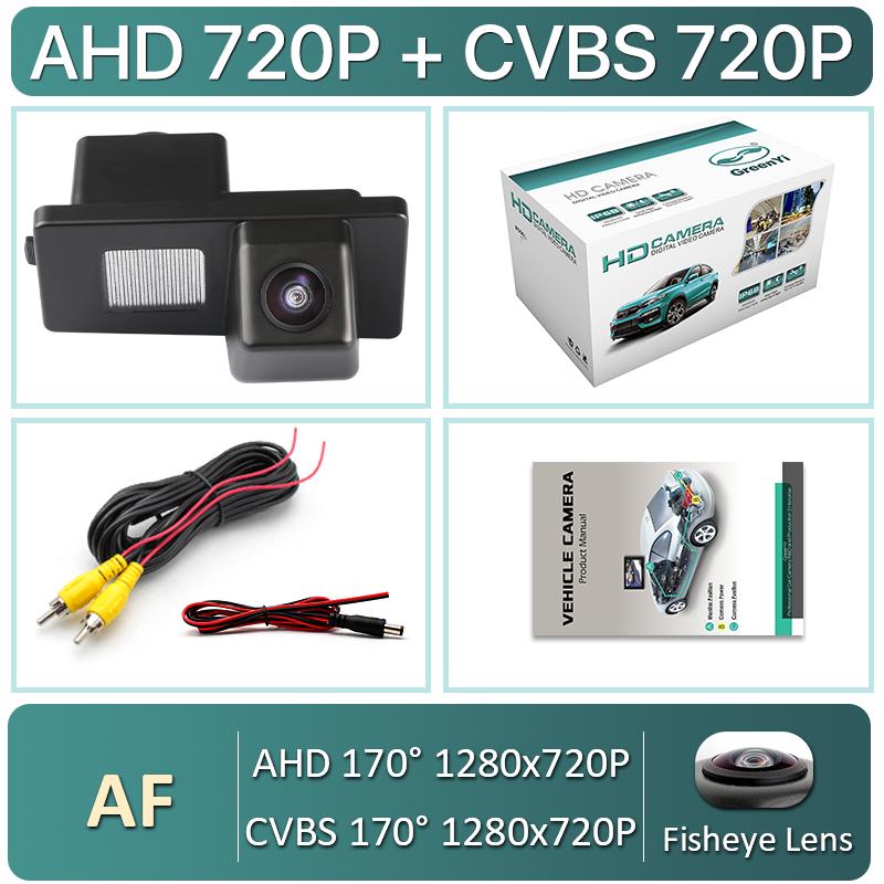 GreenYi CCD AHD1080P Night Vision Car License Plate Light Rear View Camera For Ssangyong Rexton Lester Kyron Korando 2011-2014