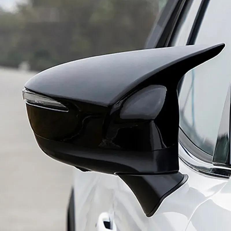 For Mazda CX-5 CX-3 CX-4 2015 2016 ABS Car Rearview Side Mirror Cover Wing Cap Exterior Door Housing Trim Adhesive Sticker
