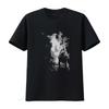 T-shirt Incendio Chiesa Bruciante Atmosfera Oscura Stile Goth con Design di Stampa Unico vintage Lavato alla Moda Elastica homme Casual Unisex