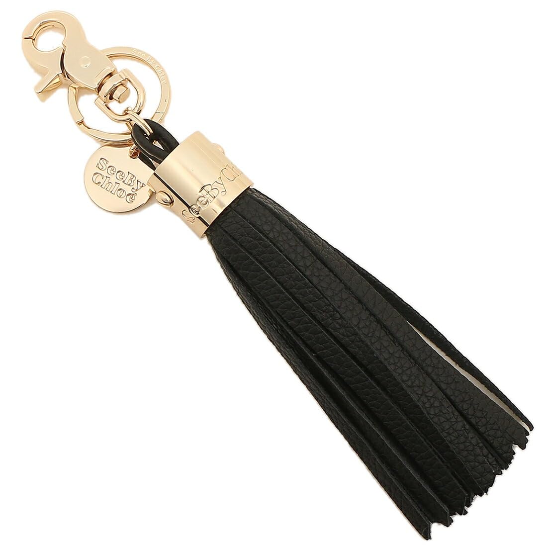 

See by Chloe Vicky Кисточка Ключ CHS18SK256349 001 Кольцо, Черный, Женский, [Б/у] чёрный