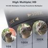 Powerful Binoculars Long Range Quality Portable 10-300X Zoom Metal HD Bak4 Professional Telescope Monocular for Hunting