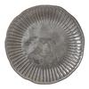 Retro Striped Ceramic Plate Japanese Blue Gray Plate Household Special-Shaped Plate Pasta Plate Vegetable Plate Salad Plate