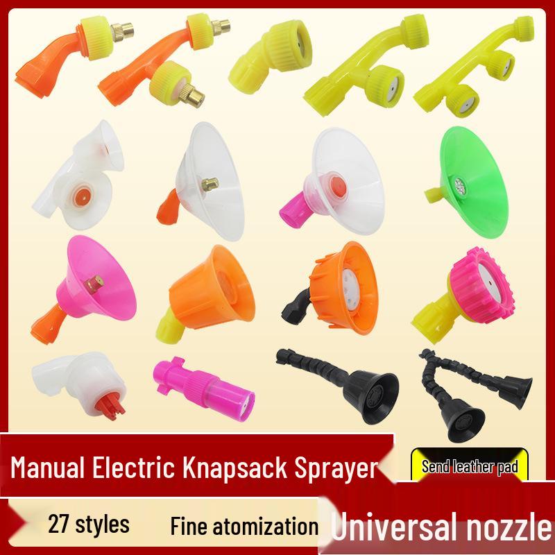 Adjustable High-Pressure Fan-Shaped Plastic Sprayer Nozzle for Pesticide Applications Yellow Single Nozzle