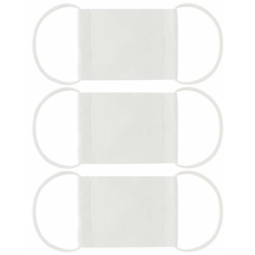 Skater Gauze Mask for Adults Washable and Usable 100% Cotton Mask 3 Pieces MSKG2 Regular 13.5 x 9.5cm-A