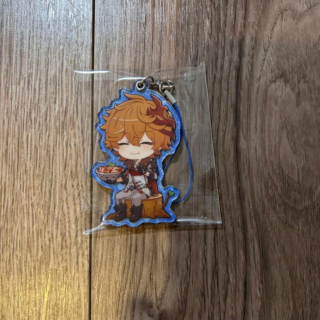 [USED] Genshin Impact Pearl Acrylic Collection Complete Set of 8 + Bonus Tartaglia