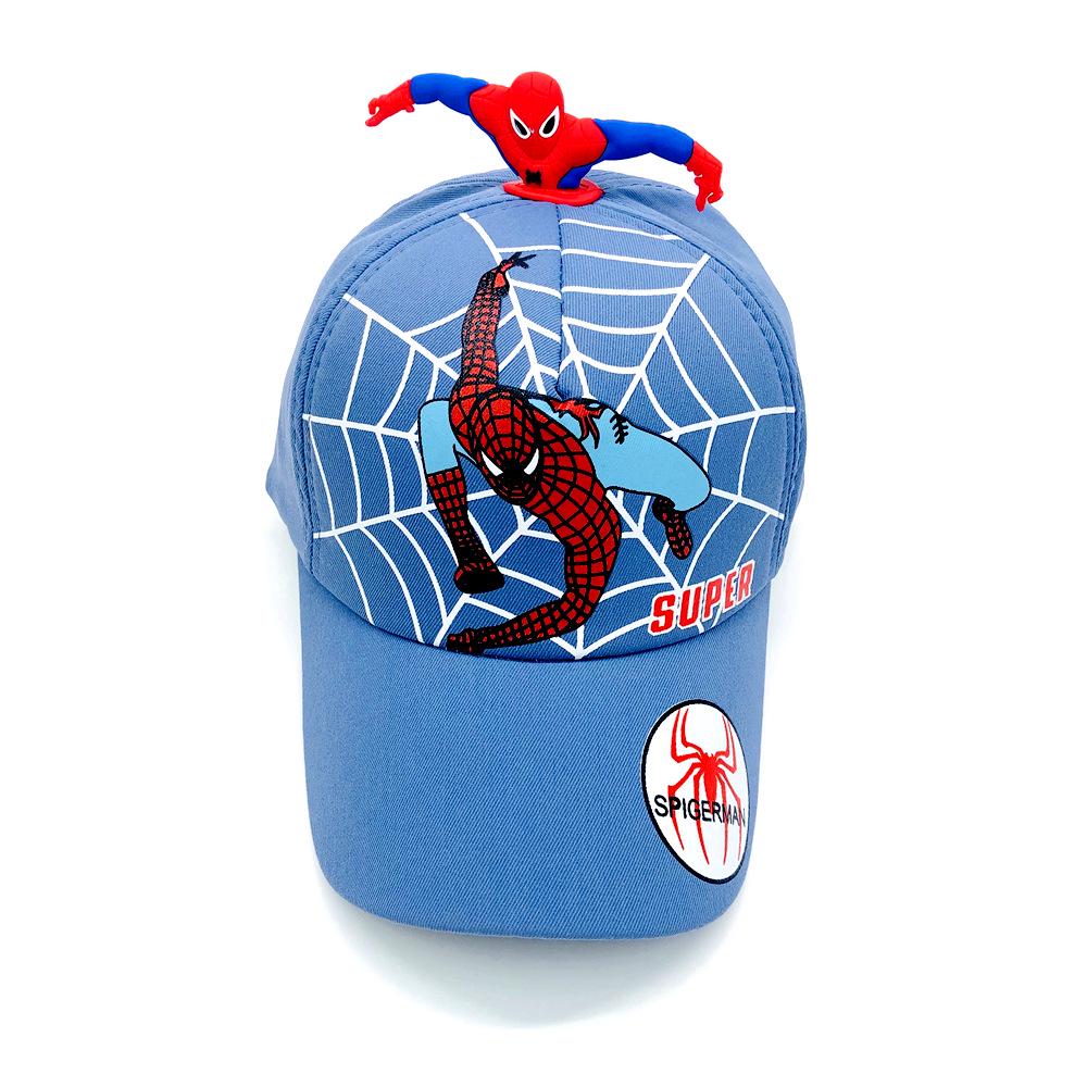 Children's Cartoon Spider Embroidered Baseball Cap: Spring & Autumn Design