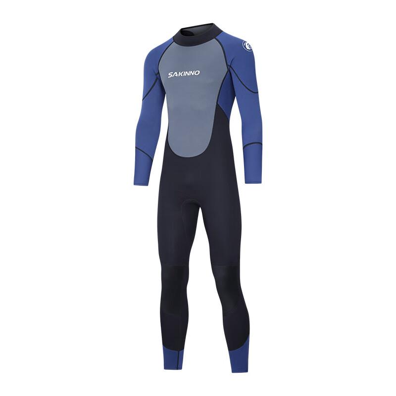 WEZHO Men s 2MM Long Sleeve One-piece Wetsuit