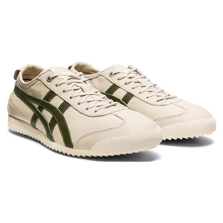 ONITSUKA TIGER Mexico 66 Kulatá špička Pohodlné Protiskluzové Odolné Nízké Lifestylové Ležérní Boty Unisex tenisky Světle zelené 1183A872-201