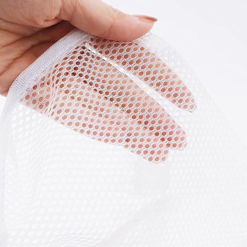 Dekori Laundry Basket with Hooks, Set of 2, Wall-Mounted Laundry Storage Basket with Clothes Drying Net, Clothespin Storage, Makeup Brush Drying Net,