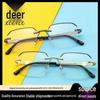 Ultra-Light Frameless HD Anti-Blue Light Reading Glasses for Men & Women, Ideal for Middle-Aged & Elderly