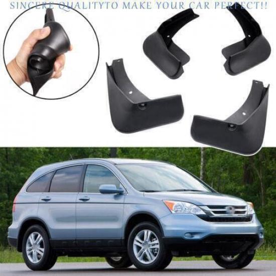 Для Honda CRV CR-V 2007-2011 PC Матовый Черный Брызговики Крыла 4 шт.
