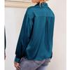 Camisas Casuales Holgadas de Manga Larga de Moda para Mujer Primavera y Verano Nuevo Blusas Tops de Oficina para Señoras Abotonadas Solapa Sólido Simple Slim Camisa de Mujer 26257