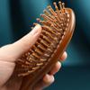 Golden Silk Green Sandalwood Airbag Comb Air Cushion Comb Anti Static Massage Wood Comb Curly Hair Comb Brush Hair Curly Hair