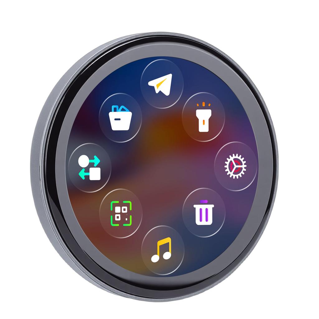 Digital Displayed Pixels Badge Pin Smart HD Multifunctional 7 Color Dynamic Light Effect Electronic Badge Anime Pin