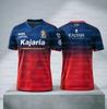 Klassisches Ganzjahres-Erwachsenen-RCB IPL Cricket-Team Trikot Schnelltrocknend Kurzarm Freizeit-Sport-T-Shirt Fan Familien-Matching