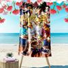 Son Goku Print Beach Towel, Large Soft Quick Dry Towel for Beach Camping Swimming