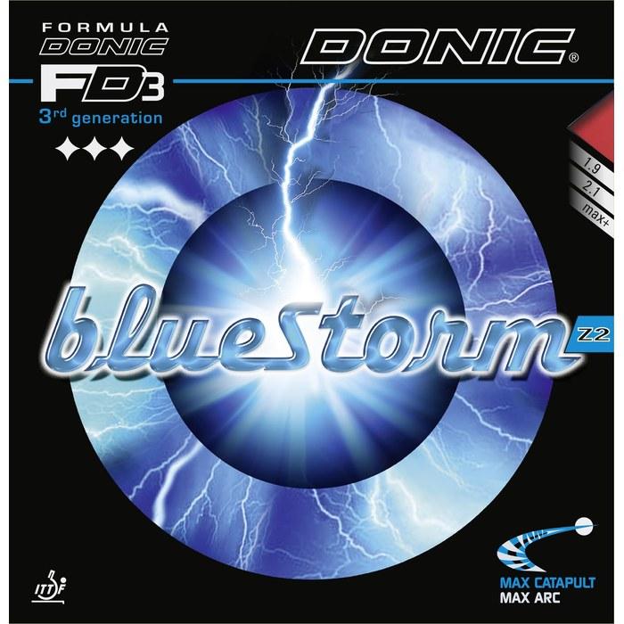 DONIC Table Tennis Blue Storm Z3 AL088 Rubber, Red (AA), 1.9mm