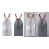 Transparent TPU Cross Back Cooking Apron Oil-proof Overall Household Kitchen Women Work Clothes with Pocket Halter Apron