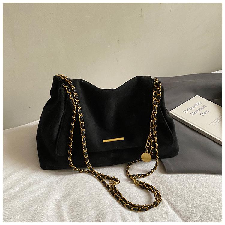 

Женская ретро замшевая сумка кроссбоди подмышку - Универсальная, вместительная сумка на плечо