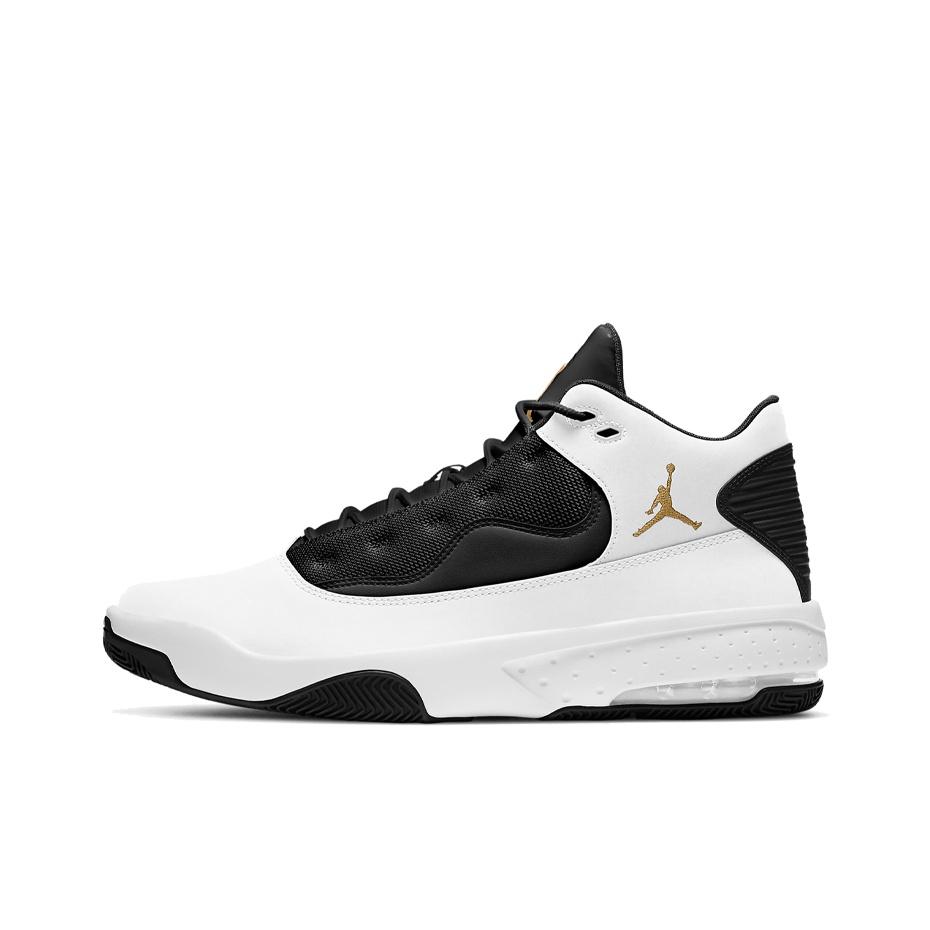 Air Jordan Max Aura 2 Bílá Černá Zlatá Pánské Tenisky Metalická Zlatá CK6636-107