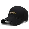 New Adjustable Baseball Cap Breathable Soft Top Peaked Cap Embroidered Design Wide Brim Cap for Spring Summer Season