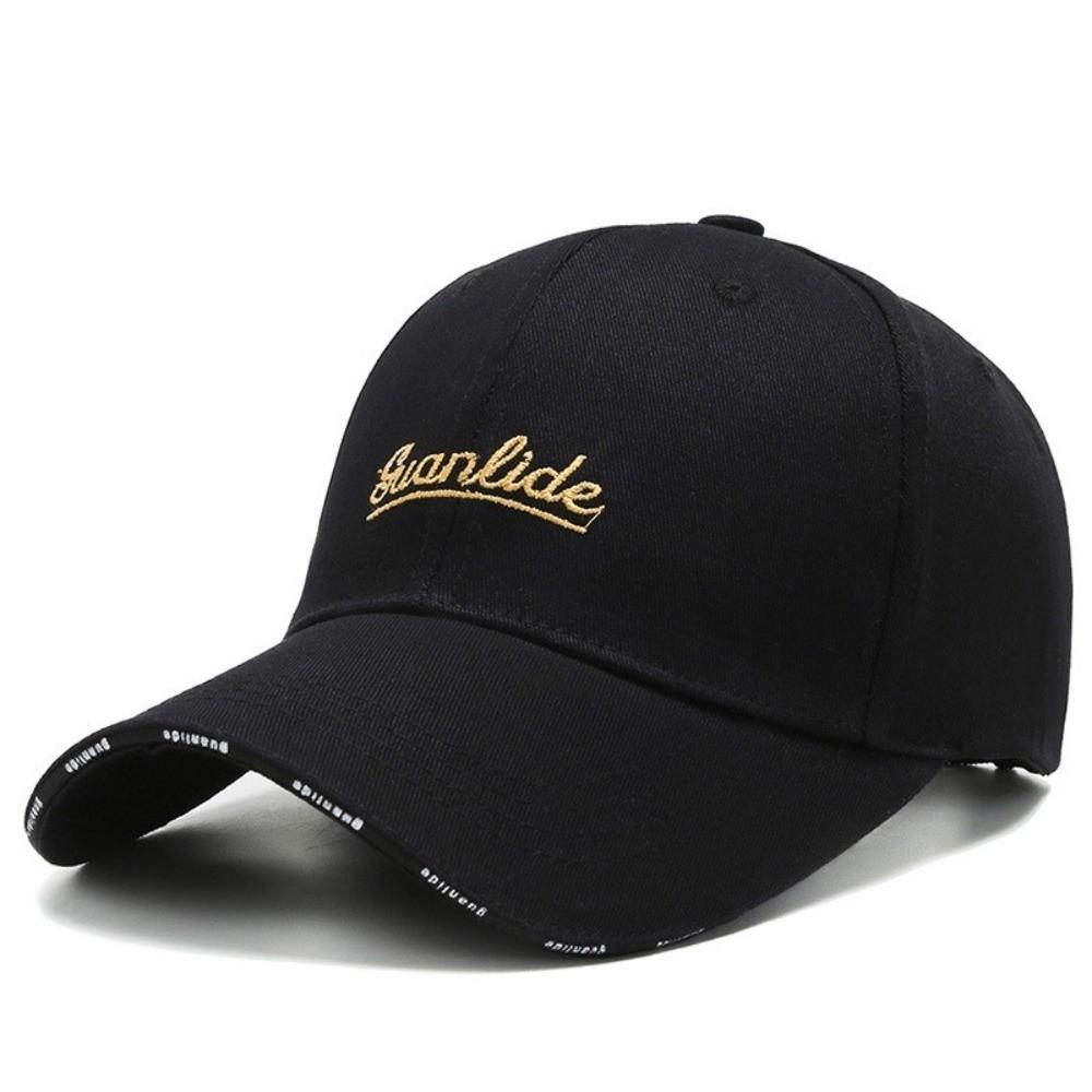 New Adjustable Baseball Cap Breathable Soft Top Peaked Cap Embroidered Design Wide Brim Cap for Spring Summer Season
