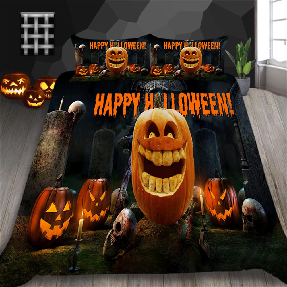 Duvet Cover Set Halloween Home Bedclothes Luxurious Bedding Sets King Size Bedding with Pillowcase Children Bedding Set
