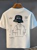 2026 New ShortSleeved TShirt For Unisex Pure Cotton Summer Loose Simple And Fashionable Printed Top