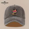 pc Eating Cat Cat in Sweater Pattern Unisex Baseball Cap Adjustable Size Trucker Hat Distressed Retro Print Hat Dad Mom Hat Com