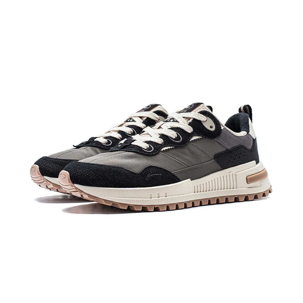 Li Ning Cheng Feng 2.0 Casual Versatile Non-Slip Wear-Resistant Low-Top Lifestyle Shoes Men Shoes Light-Gray AGCT307-6