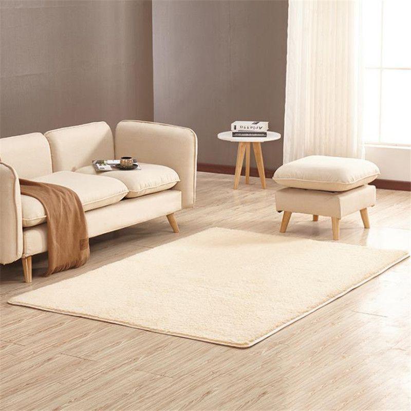 Luxuriously Fluffy Rugs With Antiskid Design For Cozy Living Room Elegance
