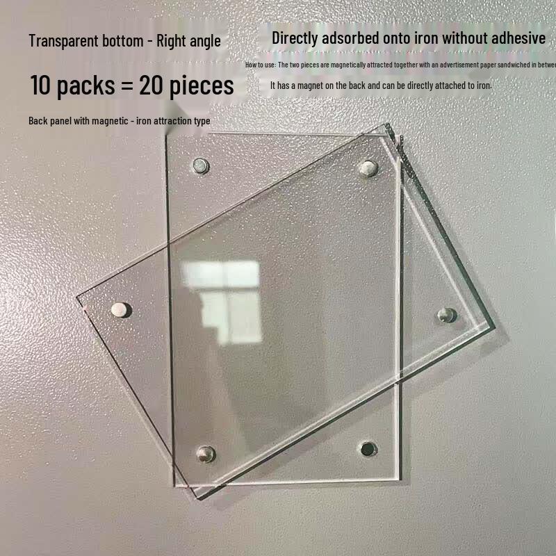 Transparent Magnetic Acrylic Safety Warning Sign