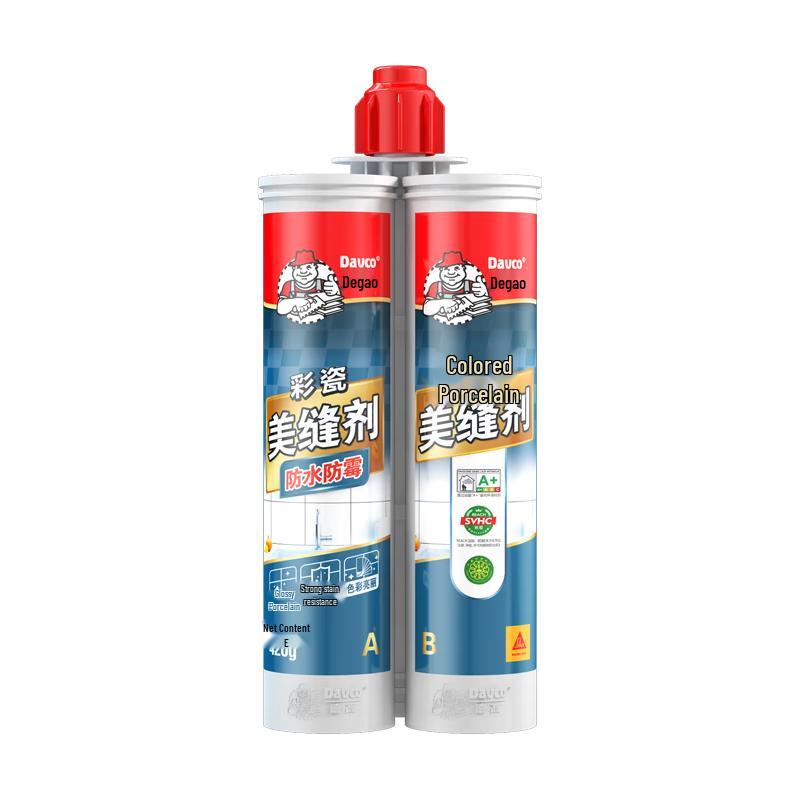Цветная затирка для плитки Dega 420g мороз белый