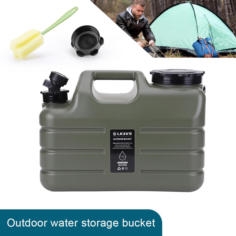3 Gallon Water Container No Leakage Water Storage Tank with Spigot Water Storage Carrier for Camping Hiking Emergency