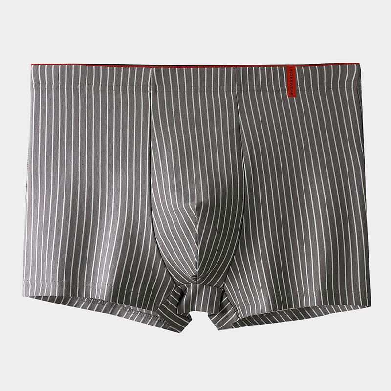 Men's Loose-Fit Boxer Shorts - Antibacterial Xinjiang Cotton, Four-Corner Design for Teens and Boys, Large Size