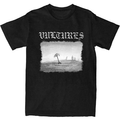 Męska Damska Koszulka Album Kanye West Vultures 1 Merch Hip Hop Rap Czysta Bawełna T-shirt Odzież Casualowe Koszulki Dorosły