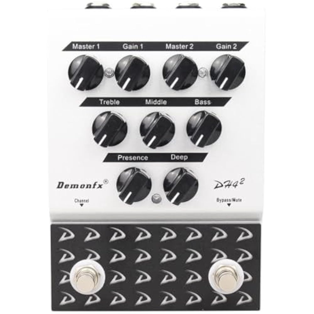 Demonfx DH4-2/OverDrive - Distortion Overdrive - Distortion High Gain Guitar Effect