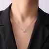 Cazador Stainless Steel A-Z Initial Letter Necklace for Women Alphabet Choker Chain Jewelry Birthday Gifts New Trend 2026