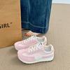 Fashion CRLAYDK Chunky Sneakers for Women Platform Tennis Fashion Summer Shoes Mesh Breathable Casual Lace Up Walking Sports Trainers